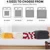 Attop Chunky Knit Blanket Throw,Soft Chenille Yarn Throw 50x60，Handmade Thick Cable Knit Crochet Blanket, Large Rope Knot Throw Blanket - 3 of 4