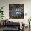 Joy Laforme Christmas Merry Merry Wreath Wood Wall Mural - Society6 - 2 of 2