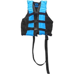 Hardcore life jacket paddle vest; Coast Guard approved Type III PFD life vest flotation device w/Leg Strap - 1 of 4