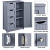 Yaheetech Wooden Bathroom Floor Cabinet with 4 Drawers - 4 of 4