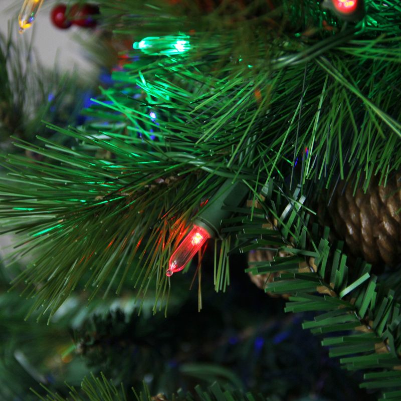 Northlight 7' Prelit Artificial Christmas Tree Slim LED Mount Beacon Pine - Multi Lights, 5 of 6