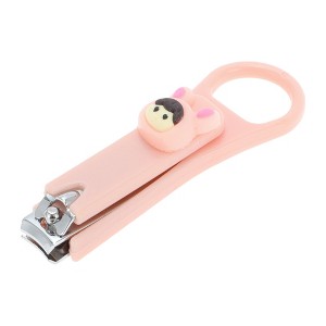 Unique Bargains Cartoon Girls Nail Clipper Pink 1 Pc - 1 of 4