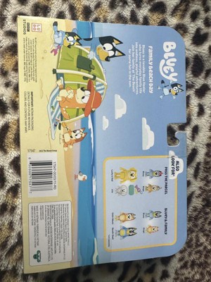 Bluey Family Beach Day Figures - 4pk Toy New With Box