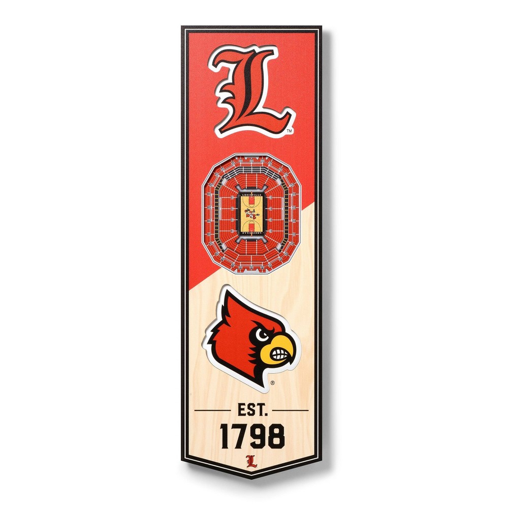 Photos - Other Decoration NCAA Louisville Cardinals 6"x19" Stadium Banner