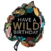 LoonBalloon 30 Inch Tropical Leaf Birthday Balloon with 4 latex balloons - Festive & Exotic - 2 of 3
