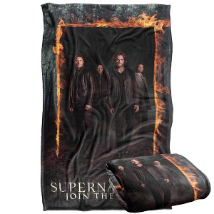 Supernatural Fire Frame Silky Touch Super Soft Throw Blanket 36" x 58" - 1 of 4