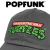 Teenage Mutant Ninja Turtles Logo Adult Dad Cap Charcoal OS - 4 of 4