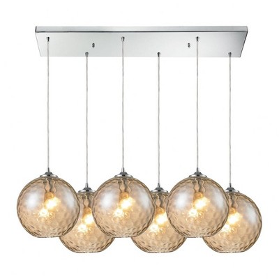 Elk Home Watersphere 6 - Light Pendant in  Polished Chrome