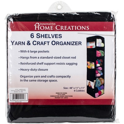 Innovative Home Creations 6 Shelf Yarn & Craft Organizer