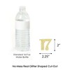 Big Dot of Happiness Gold Glitter 17 - No-Mess Real Gold Glitter Cut-Out Numbers - 17th Birthday Party Confetti - Set of 24 - 3 of 4