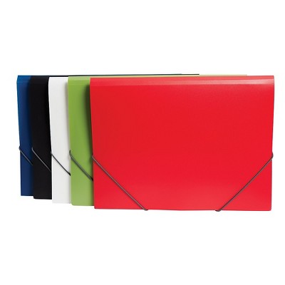Staples Tri-Fold Plastic Folder Letter Size Assorted Colors (51846) TR51846-US