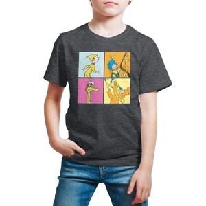 Boys' - Dr. Seuss - Oh! The Places You'll Go Grid Short Sleeve Graphic T-Shirt - 1 of 4