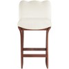 Meridian Furniture,Shaw Chenille Fabric Upholstered Counter Stool - 2 of 4