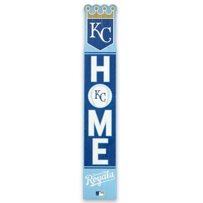 MLB Kansas City Royals Home Vertical Porch Leaner Wood Wall Decor