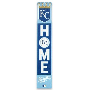 MLB Kansas City Royals Home Vertical Porch Leaner Wood Wall Decor - 1 of 4