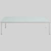 Harmony Aluminum Outdoor Patio Coffee Table - White - Modway - image 3 of 3