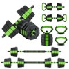 4-in-1 Adjustable Dumbbell Set, 44 LBS Home Gym Weights, Converts to Dumbbells, Kettlebell, Barbell & Push-Up Stands, Full Body Strength Training - 4 of 4