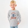 I'd Rather Be Skiing - Youth Long Sleeve Graphic T-Shirt - 4 of 4