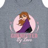 Women's - Frozen 2 - Connected By Love Anna Graphic Racerback Tank - 2 of 4