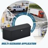 Metal Tow Tongue Toolbox - Durable Metal Tool Storage, Portable and Heavy Duty, Compact Tow Hitch Organizer, Truck Tow Accessory Storage - 4 of 4