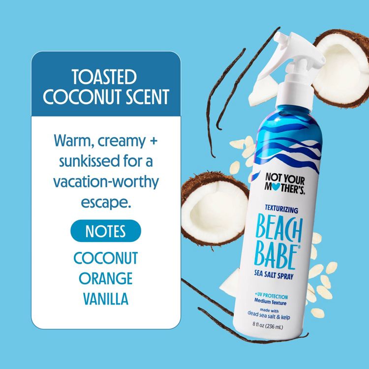 Not Your Mother's Beach Babe Texturizing Sea Salt Spray with UV Protection - 8 fl oz: Curl Enhancing, Dye-Free, Paraben-Free, Sulfate-Free, 5 of 10