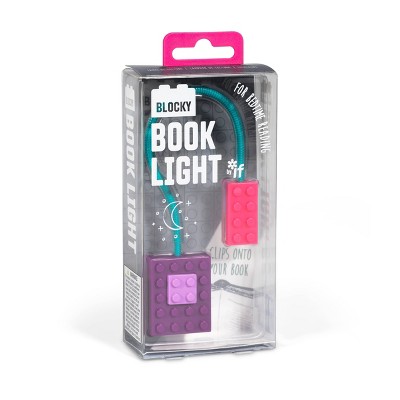 Blocky Book Light - Purple/Pink