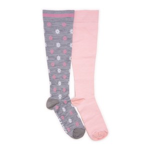Muk Luks Women's 2 Pack Nylon Compression Socks - 1 of 3