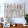 Aoibox Macrame Valance Curtain Wall Hanging Boho Decor for Bedroom Living Room Kitchen Bathroom Window Treatment - 4 of 4