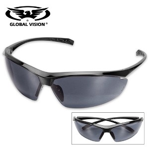 Global Vision Eyewear Lieutenant Safety Motorcycle Glasses - 1 of 2