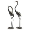 SPI Home Watchful Waders Garden Cranes Set of 2 – 28" Cast Iron Bird Sculptures with Rustic Finish, Outdoor Decorative Statues - 3 of 3