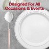 Smarty Had A Party Silver w/ Pink Handle Plastic Dinner Spoons - 480 pcs - 2 of 4