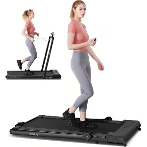 LICHICO Walking Pad with Handrails, 2-in-1 Folding Treadmill - 1 of 4