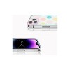 SaharaCase PolkaDot Hybrid-Flex Hard Shell Case for Apple iPhone 14 Pro Max Clear/Pink/Teal - 4 of 4