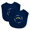 BabyFanatic Officially Licensed Unisex Baby Bibs 2 Pack - NFL Los Angeles Chargers - 2 of 3