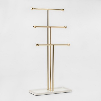 Trigem Jewelry Storage Stand Brass - Umbra