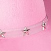 Zodaca Felt Pink Cowgirl Hat for Women and Men, Costume Accessories, 14.8 x 10.6 x 5.9 Inches - 4 of 4