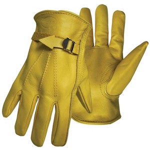 Boss Men's Indoor/Outdoor Driver Gloves Yellow L 1 pair - 1 of 1