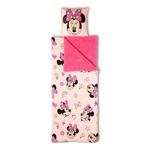 Northwest Minnie Mouse Silk Touch High Pile Fleece Slumber Bag, 27" x 56", Favorite Things - 1 of 4