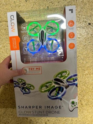 Sharper Image 2.4ghz Rc Glow Up Stunt Drone With Led Lights : Target