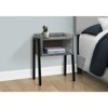 FONTOI 2-Tier Side Table with Storage Cubby, Bedside Table with Adjustable Feet, Snack Stand for Books/Plants/Decor, Gray, 11.75"*23.25"*18.5" - 4 of 4