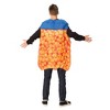 Imposta Costumes Adult Cheeseballs Costume Bodysuit One Size Orange - 2 of 4