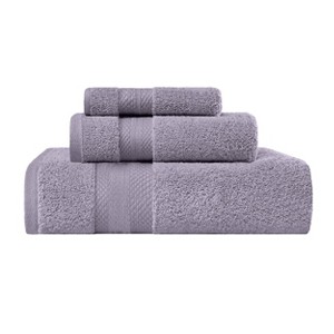 Luxury Cotton Heavyweight Solid Plush Towel Set by Blue Nile Mills - 1 of 4