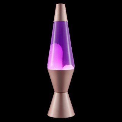 Stitch 16 inch Lava Motion Volcano Lamp, Pink Wax in Purple Liquid