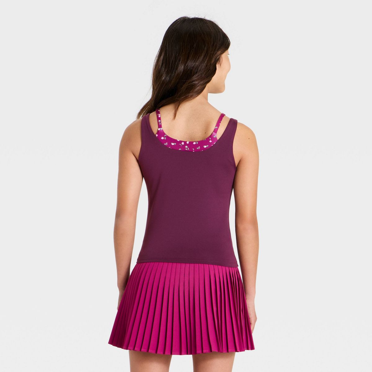 Girls' Double Layer Active Tank Top - All In Motion™ - thumbnail 5