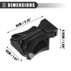 Unique Bargains Front Center Cup Holder Insert for Lexus GX470 Plastic Foam 55633-60050 Black - 4 of 4