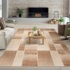 Coolmee Modern Area Rug Geometric Patchwork Rugs for Living Room, Bedroom, Machine Washable Rug Soft Non Slip Non Shedding Area Rug - 4 of 4