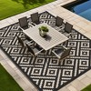 Abynow Geometric Waterproof Outdoor Area Rug - 2 of 4
