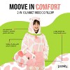 Strawberry Cow Kids Snugible 2-in-1 Blanket Hoodie & Pillow - 2 of 4