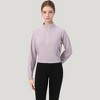 Anna-Kaci Active Women's Lightweight Zip Up Active Jacket with Stand Collar Design and Slim Fit - 2 of 4