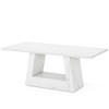Resenkos Computer Desk, Office Desk, Study Desk,63" Wood Computer Desk, Faux Marble Executive Desk Office Desk,White - 3 of 3